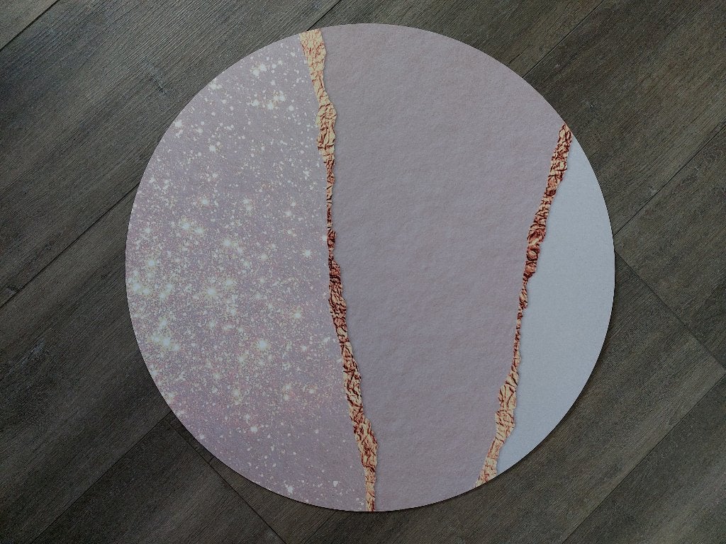 WallCircle /Wandcirkel 60 cm Glitter/Luxe/Gold, NIEUW, Ophalen of Verzenden, Nieuw