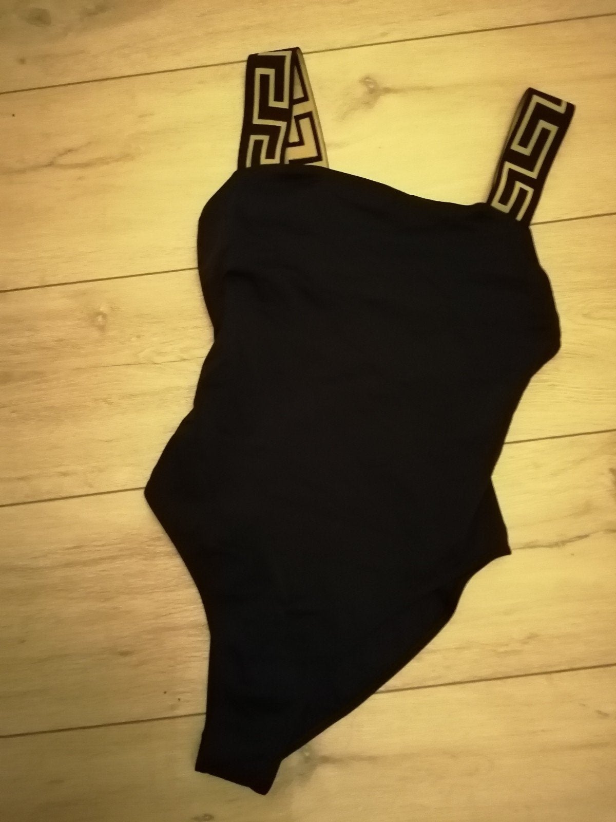 versace badpak zwart goud 36, Versace, Verzenden, Zo goed als nieuw