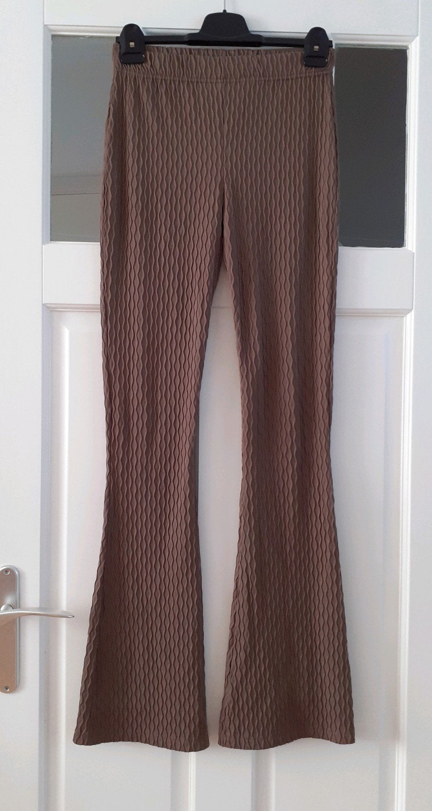 Things I like things I love flared broek extra lang maat M, Maat 38/40 (M), Bruin, Ophalen of Verzenden, Zo goed als nieuw