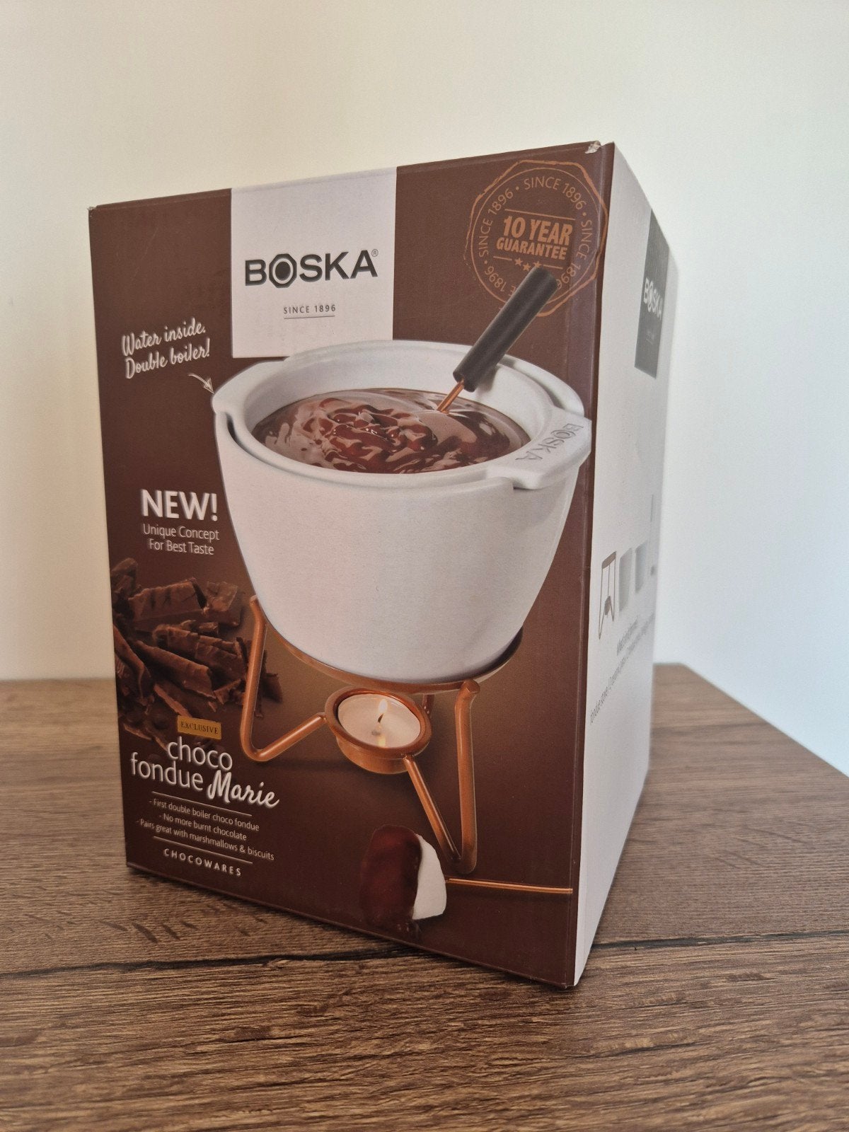 Boska Choco Fondue Marie - Nieuw in doos, Overige typen, Nieuw, Ophalen of Verzenden, Metaal