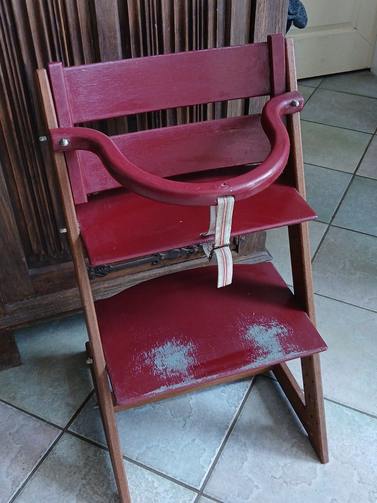 VERSTELBARE  MEEGROEI  KINDERSTOEL., Kinderen en Baby's, Kinderstoelen, Ophalen, Gebruikt, Meegroeistoel