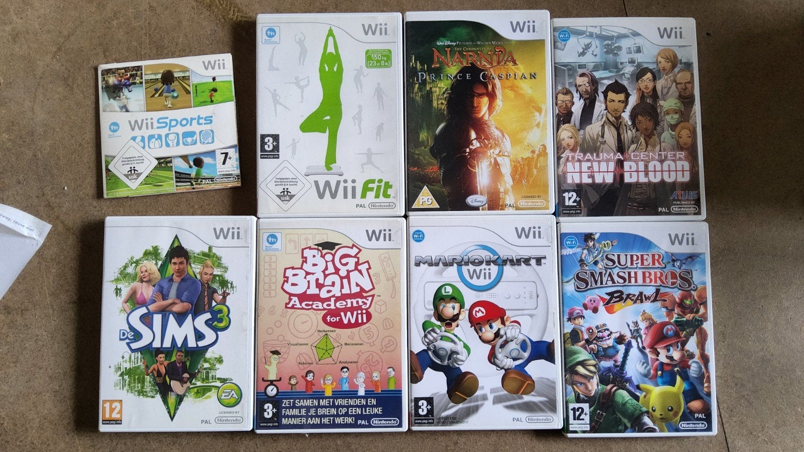 Diverse Wii Spellen: Wii Sports, Mario Kart, Sims 3 en meer!, Spelcomputers en Games, Games | Nintendo Wii, Gebruikt, Overige genres