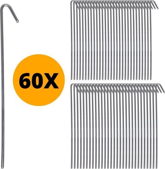Stormharingen Ø5  23 cm – 60 stuks, Ophalen of Verzenden, Nieuw