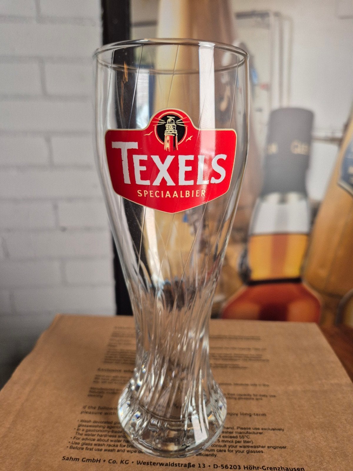 6 originele nieuwe Texels Skuumkoppe glazen, Ophalen of Verzenden, Nieuw