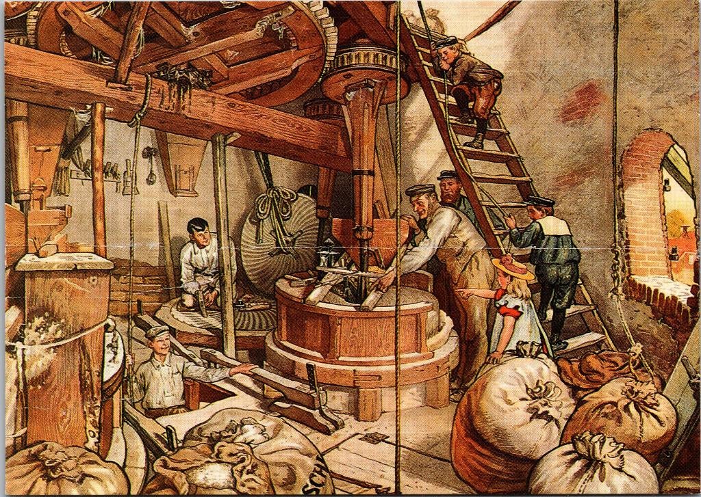 De Molen | Ansichtkaart Cornelis Jetses (7x), Verzenden, 1920 tot 1940, Ongelopen, Ambachten of Beroep