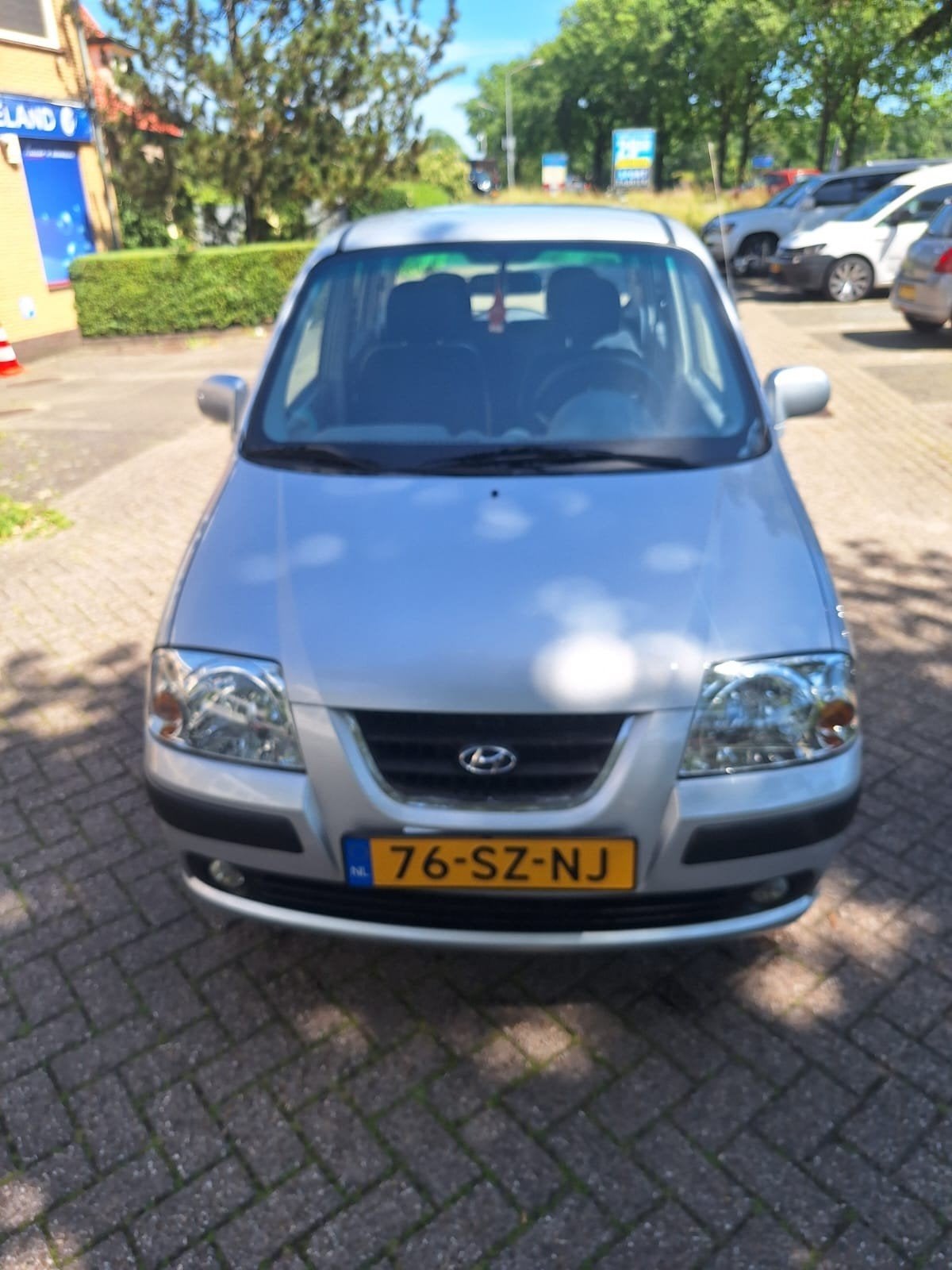 Hyundai Atos 1.1 AUT 2006 Grijs, Auto's, Stof, 31 €/maand, Origineel Nederlands, Atos