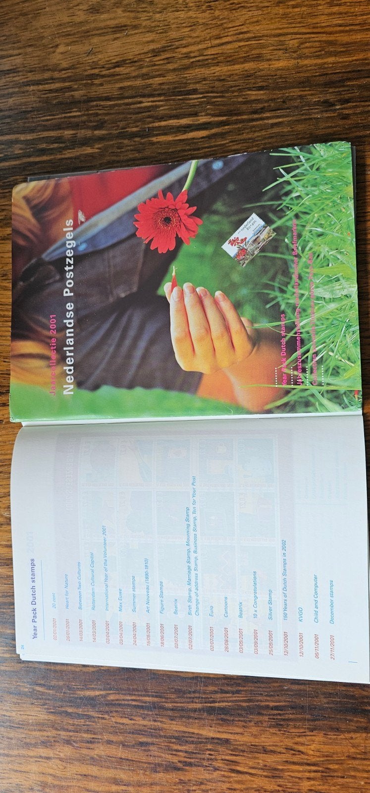 Jaarcollectie Nederlandse Postzegels 2001 - Compleet Jaarboe, Postzegels en Munten, Verzenden