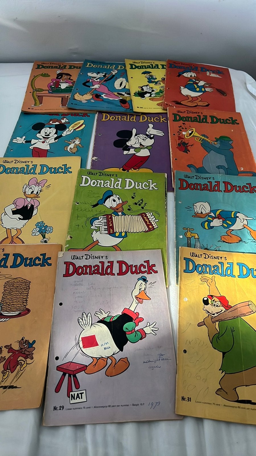 Donald Ducks uit 1973, Boeken, Meerdere stripboeken, Ophalen of Verzenden, Gelezen