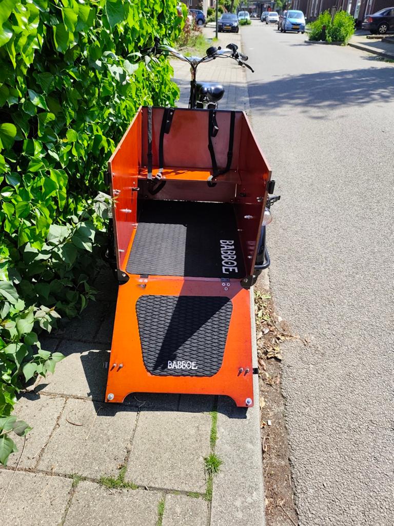 Gekeurde bakfiets  originele. Elektrische  Babboe dog, Fietsen en Brommers, Fietsen | Bakfietsen, Overige merken, Elektrisch, Ophalen of Verzenden