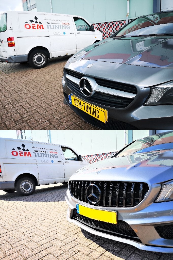 Grille geschikt voor CLA-Klasse W117 | GTR Black Style|13-16, Ophalen of Verzenden