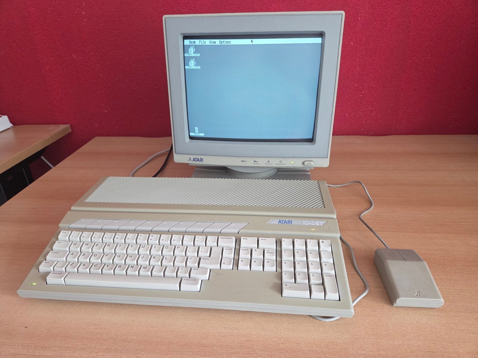 Atari 1040ST met SM144 monitor en originele doos, Computers en Software, Vintage Computers, Ophalen of Verzenden, Atari