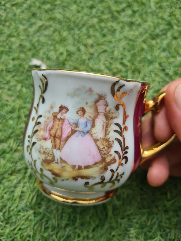 Antieke Ohashi China Kopje 1932 - Romantisch Decor, Ophalen