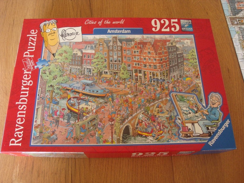 Legpuzzel puzzel Amsterdam Ravensburger 925 stukjes compleet, Ophalen of Verzenden, 500 t/m 1500 stukjes, Zo goed als nieuw, Legpuzzel