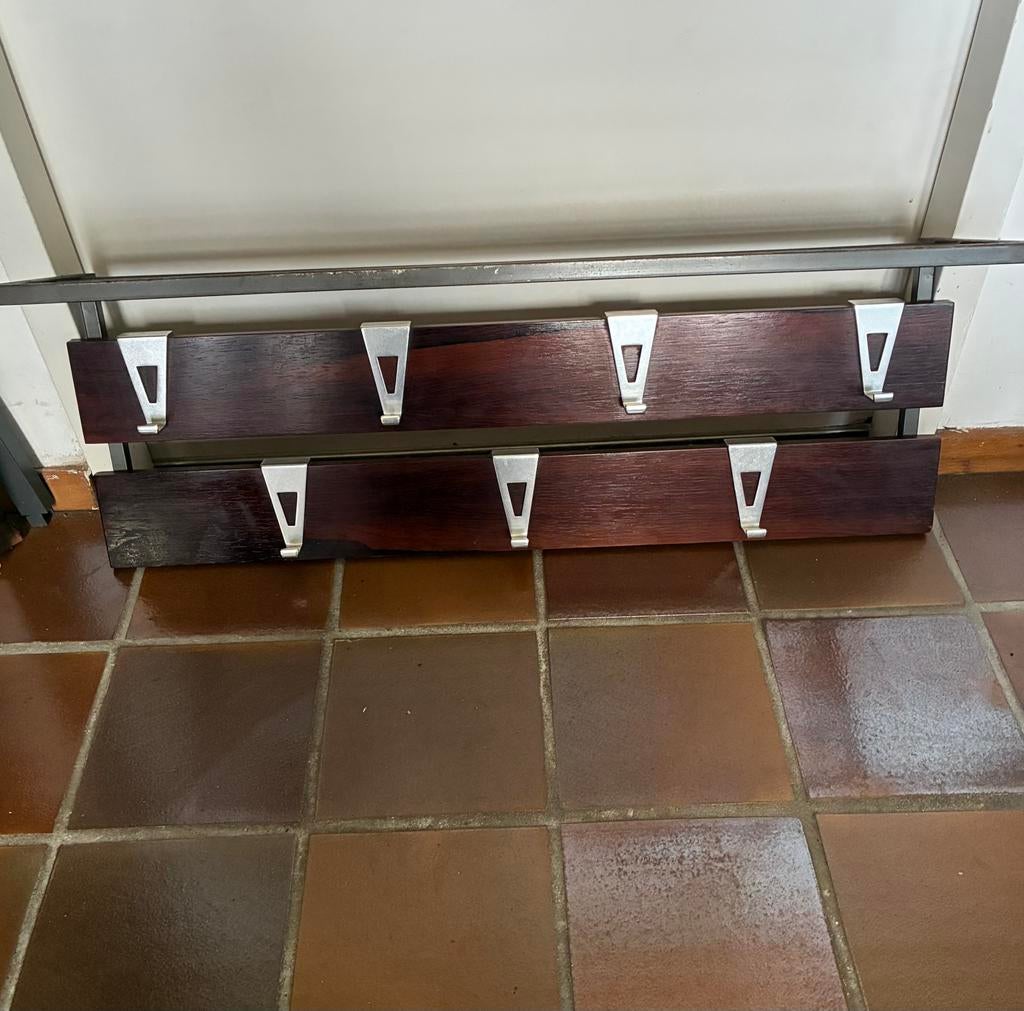 Vintage kapstok pastoe stijl palissanderhout, Gebruikt, Minder dan 100 cm, Hout, Ophalen