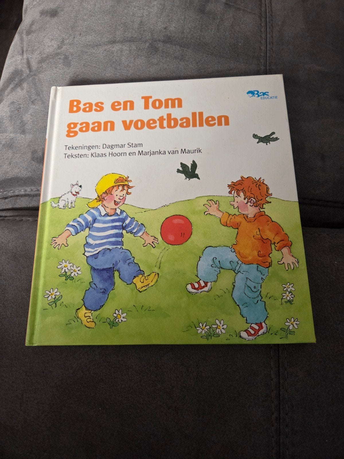 Prentenboek: Bas en Tom gaan voetballen, Ophalen of Verzenden
