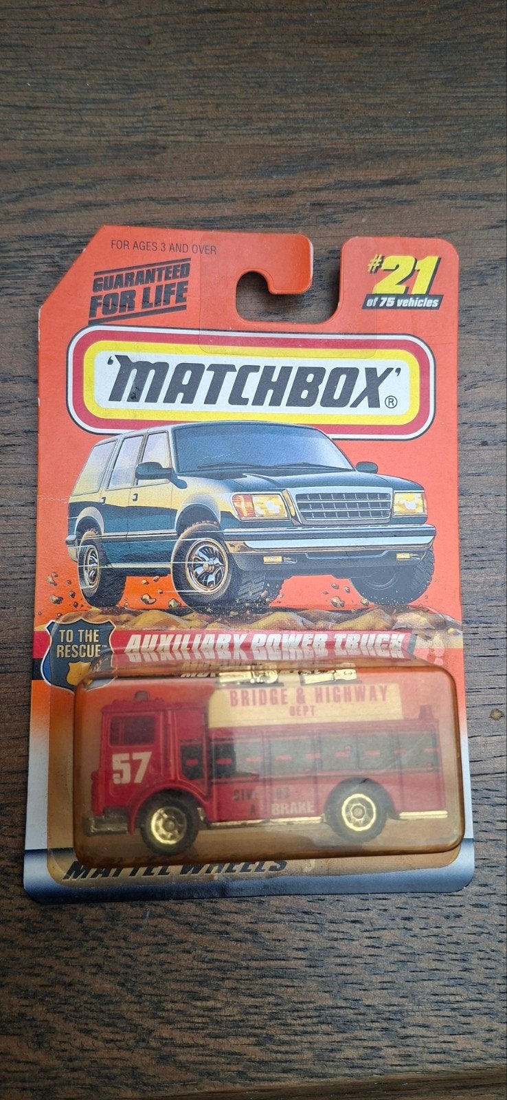 Matchbox Auxiliary Power Truck #21 -  BIEDEN in verpakking, Ophalen of Verzenden, Nieuw, Auto