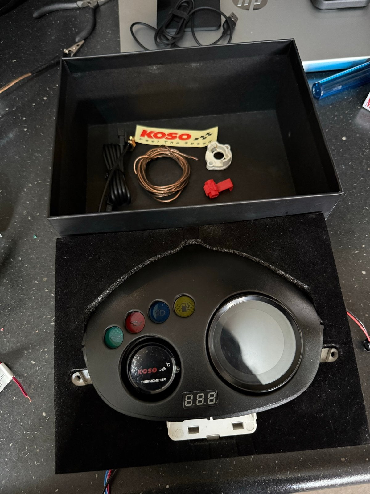 Piaggio Zip 2000 Digitale Teller met Toerental & Volt Meter, Ophalen of Verzenden, Zo goed als nieuw, Overige typen, Piaggio