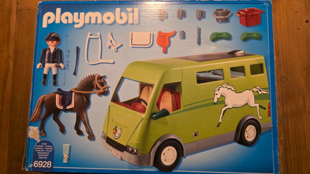 Playmobil Country Paardentransporter 6928, Ophalen of Verzenden, Zo goed als nieuw, Jongen of Meisje