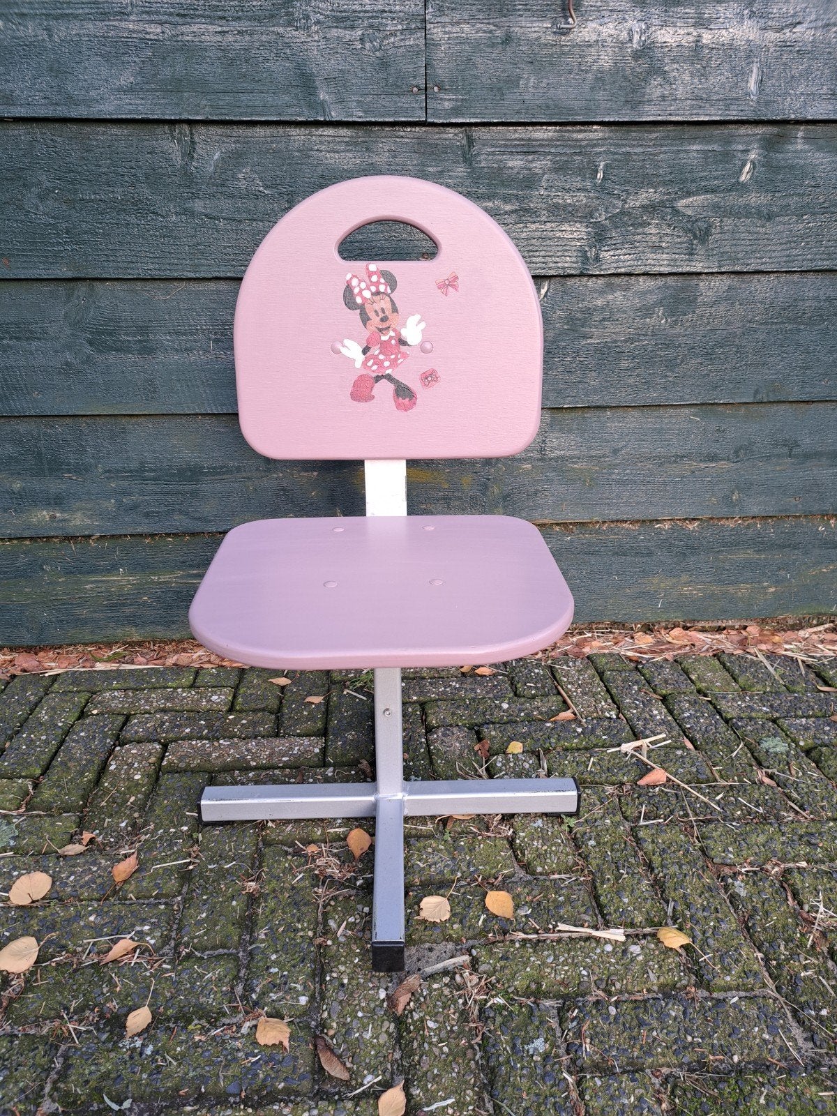 Prachtige roze Minnie Mouse stoel kinder stoeltje opgeknapt, Kinderen en Baby's, Ophalen of Verzenden, Nieuw, Stoel(en)