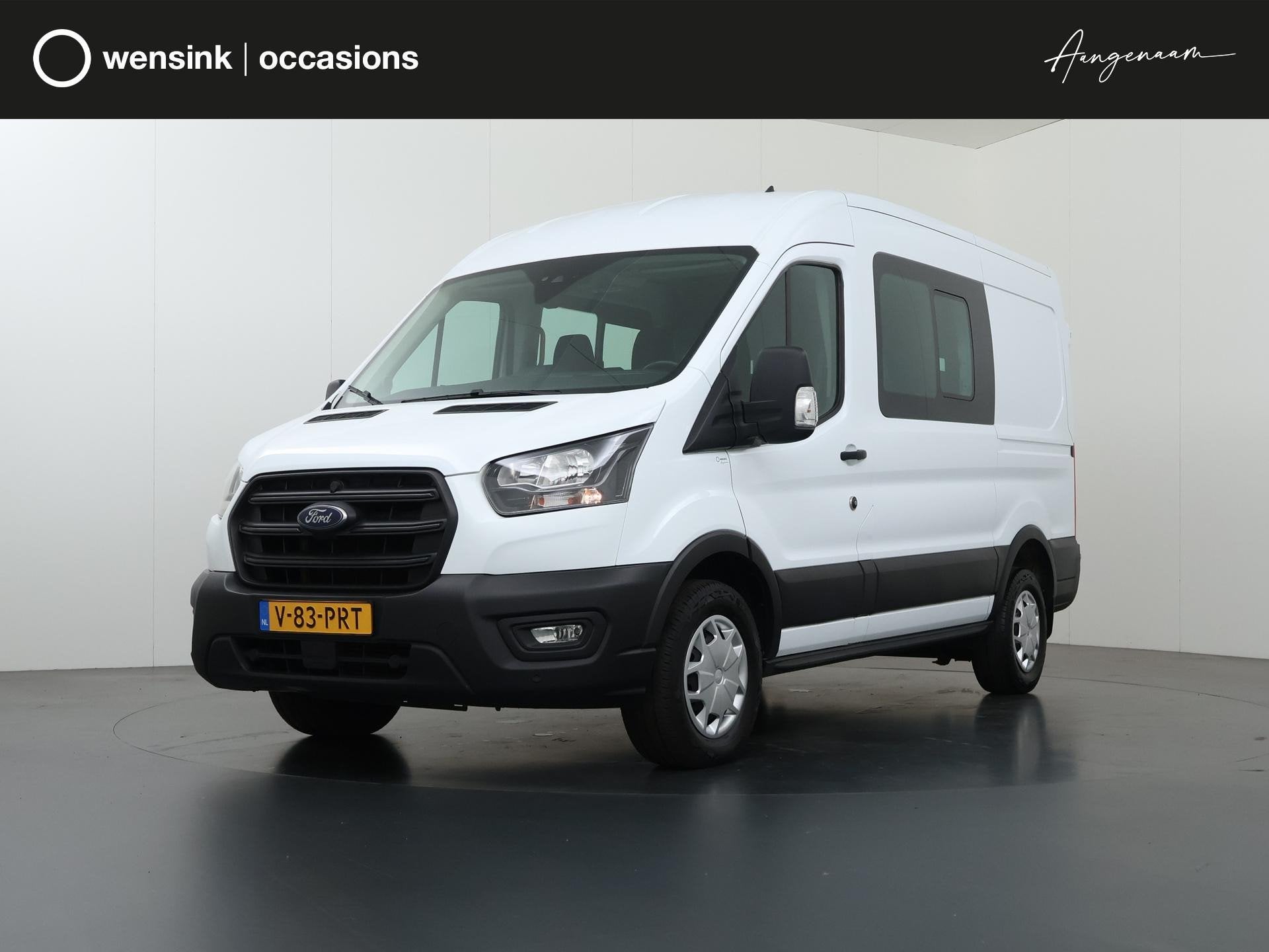 Ford Transit 330 2.0 TDCI L2 H2 Dubbele Cabine Trend, Auto's, Bluetooth, Stof, 4 cilinders, 129 pk