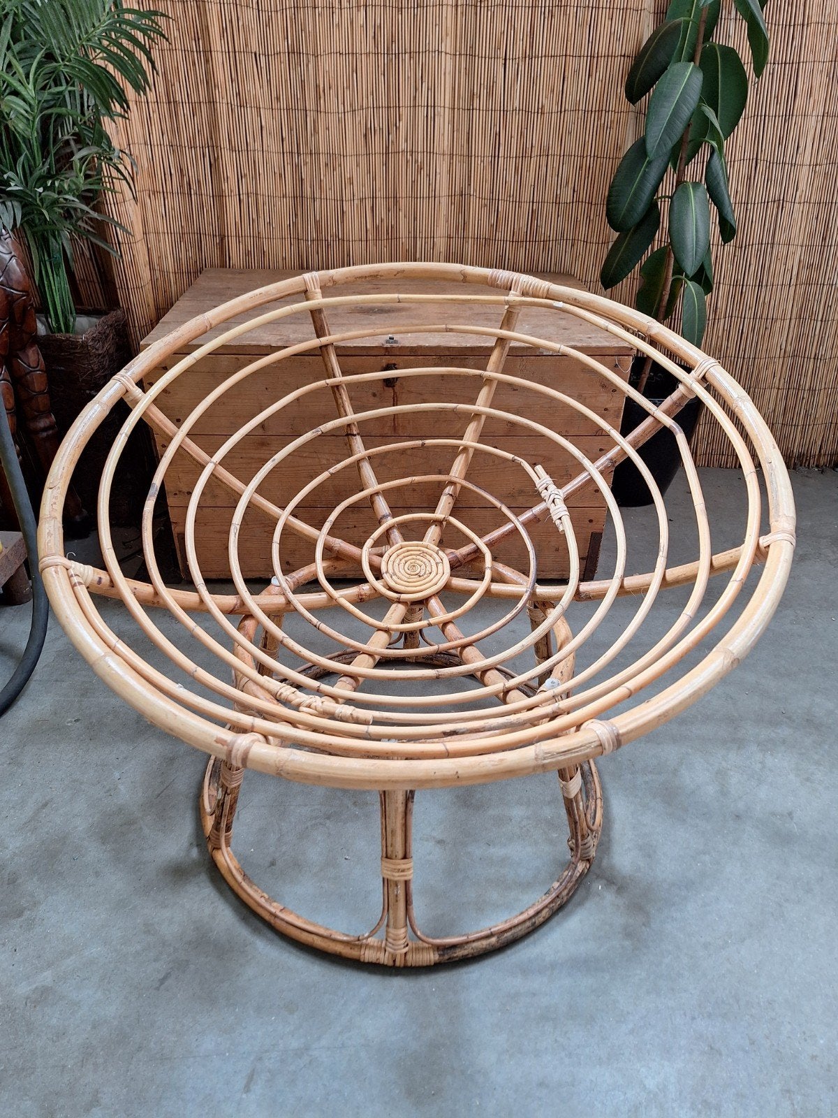 Rotan bamboe stoel, Ophalen, Rotan