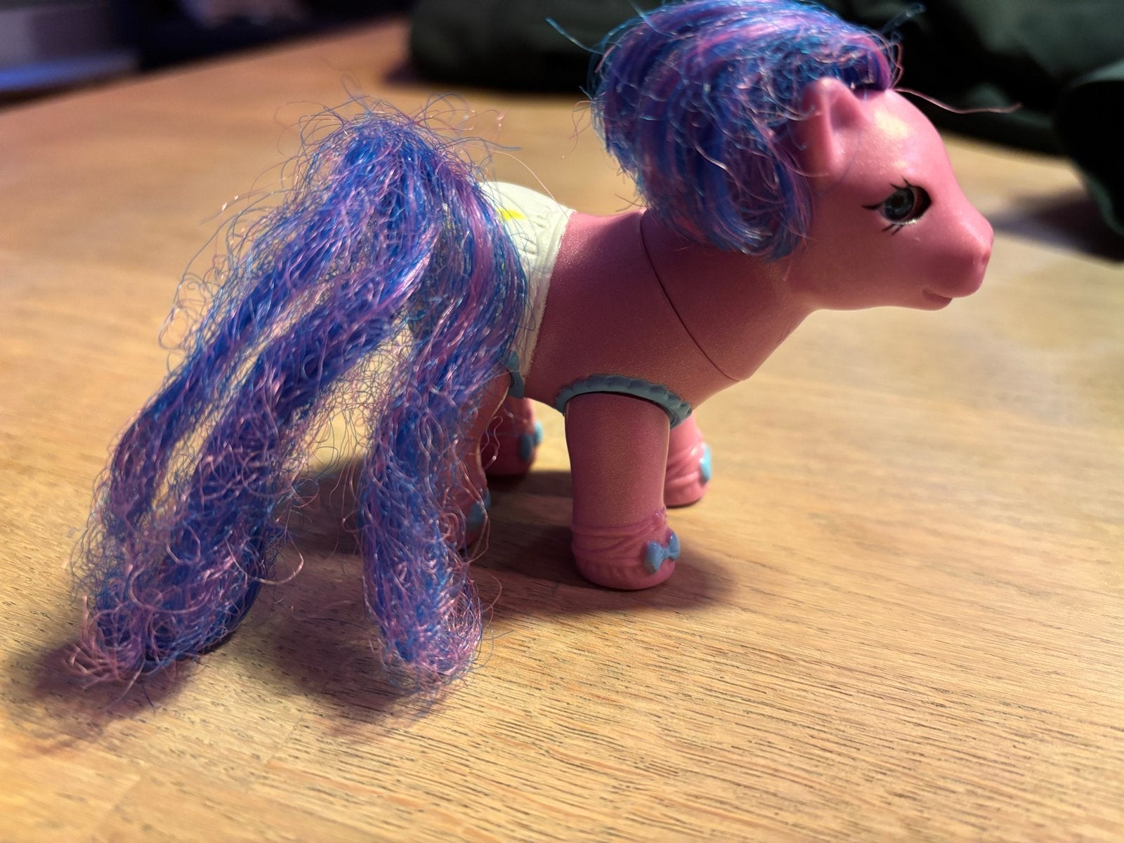 Vintage My Little Pony Baby Pony met luier, ster en maan, Ophalen of Verzenden, Gebruikt, Jongen of Meisje