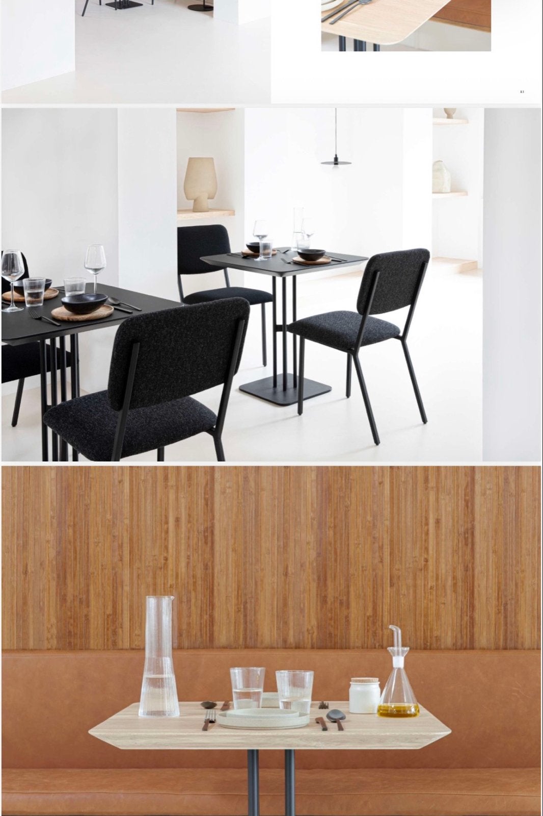 Studio Henk Bistro tafel zwart en twee barstoelen groen leer, Ophalen, Gebruikt, Vierkant, Tot twee personen