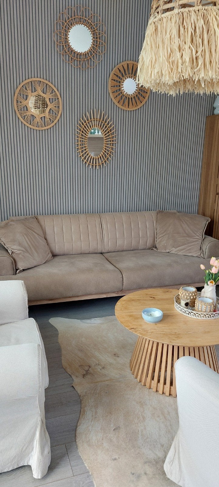 te koop mooie zgan bank / slaapbank, Huis en Inrichting, Stoffering | Behang, Ophalen