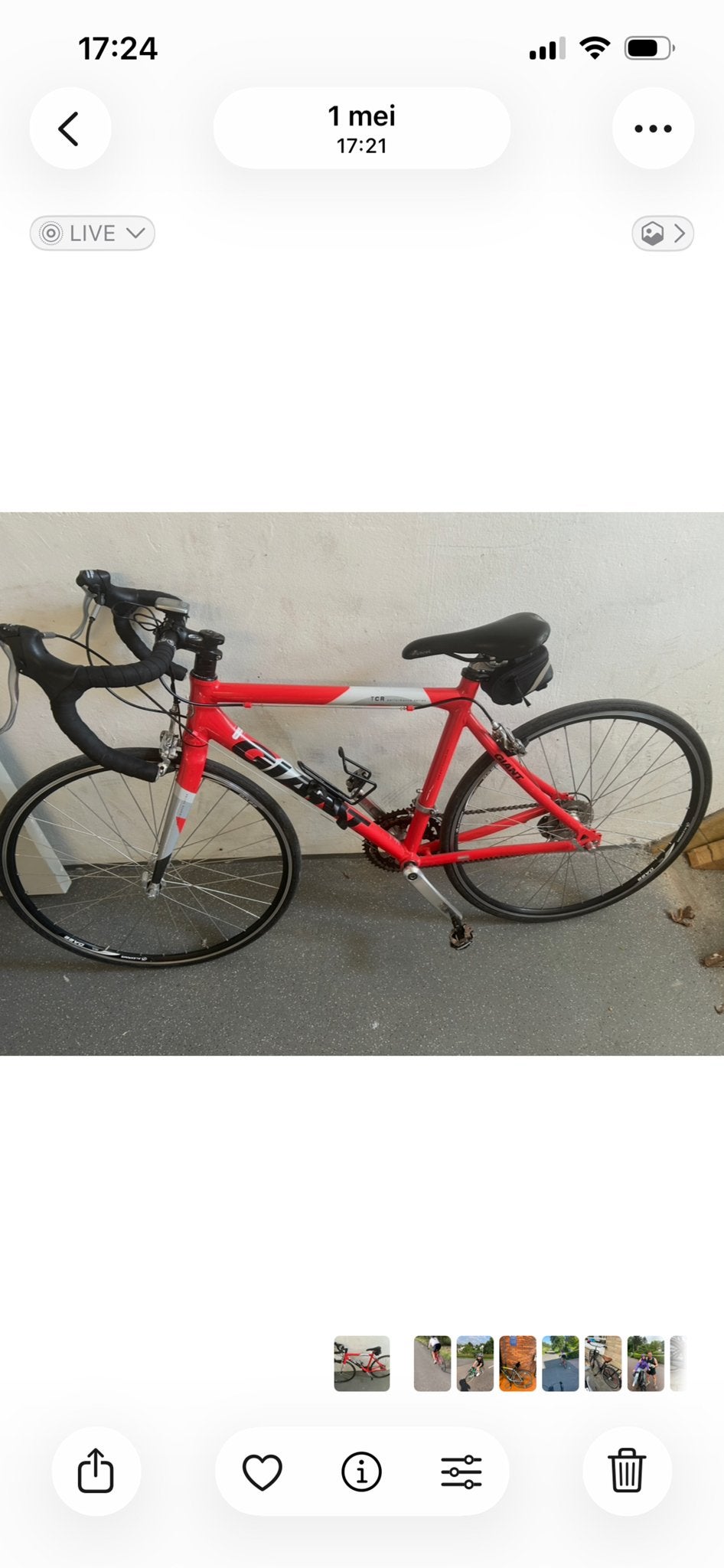 Racefiets meisje 9 jaar met helm en schoenen, Gebruikt, Velgrem, Aluminium, Overige maten