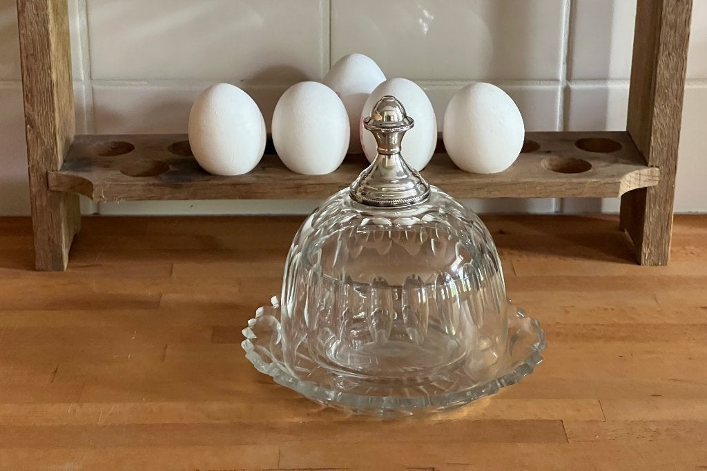 BOTERSTOLP OLIJFSLIJPSEL MET LOS BINNENBAKJE KNOP ZILVER, Verzenden, Zilver