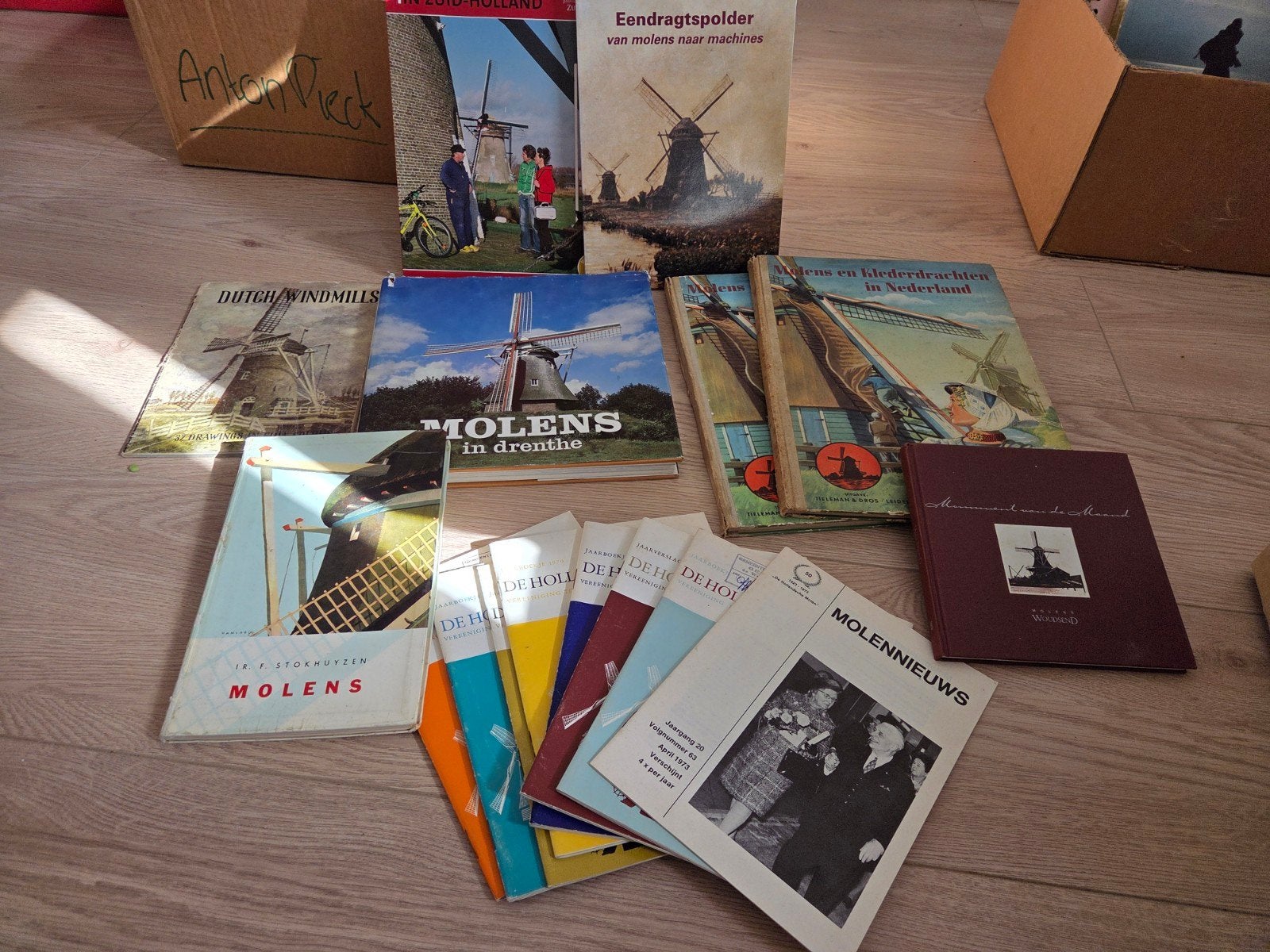 Diverse boeken over molens - alles in één koop!, Boeken, Ophalen of Verzenden, Gelezen