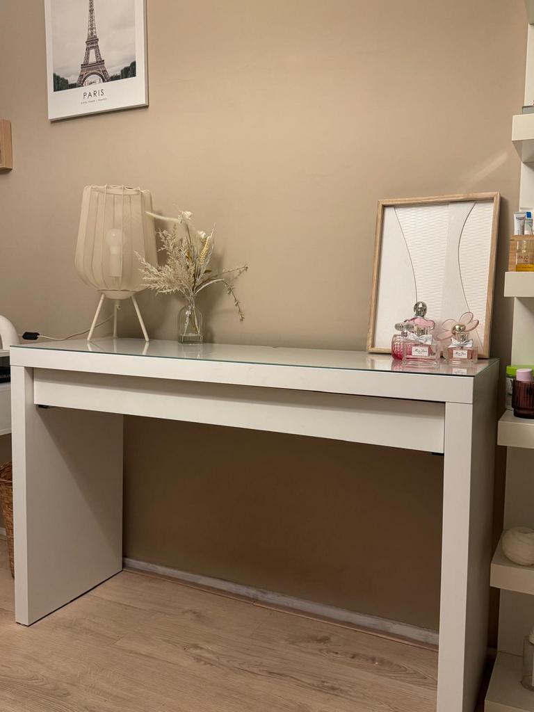 Make-up tafel/ sidetable met lade, Ophalen, Zo goed als nieuw, 50 tot 100 cm, Minder dan 100 cm