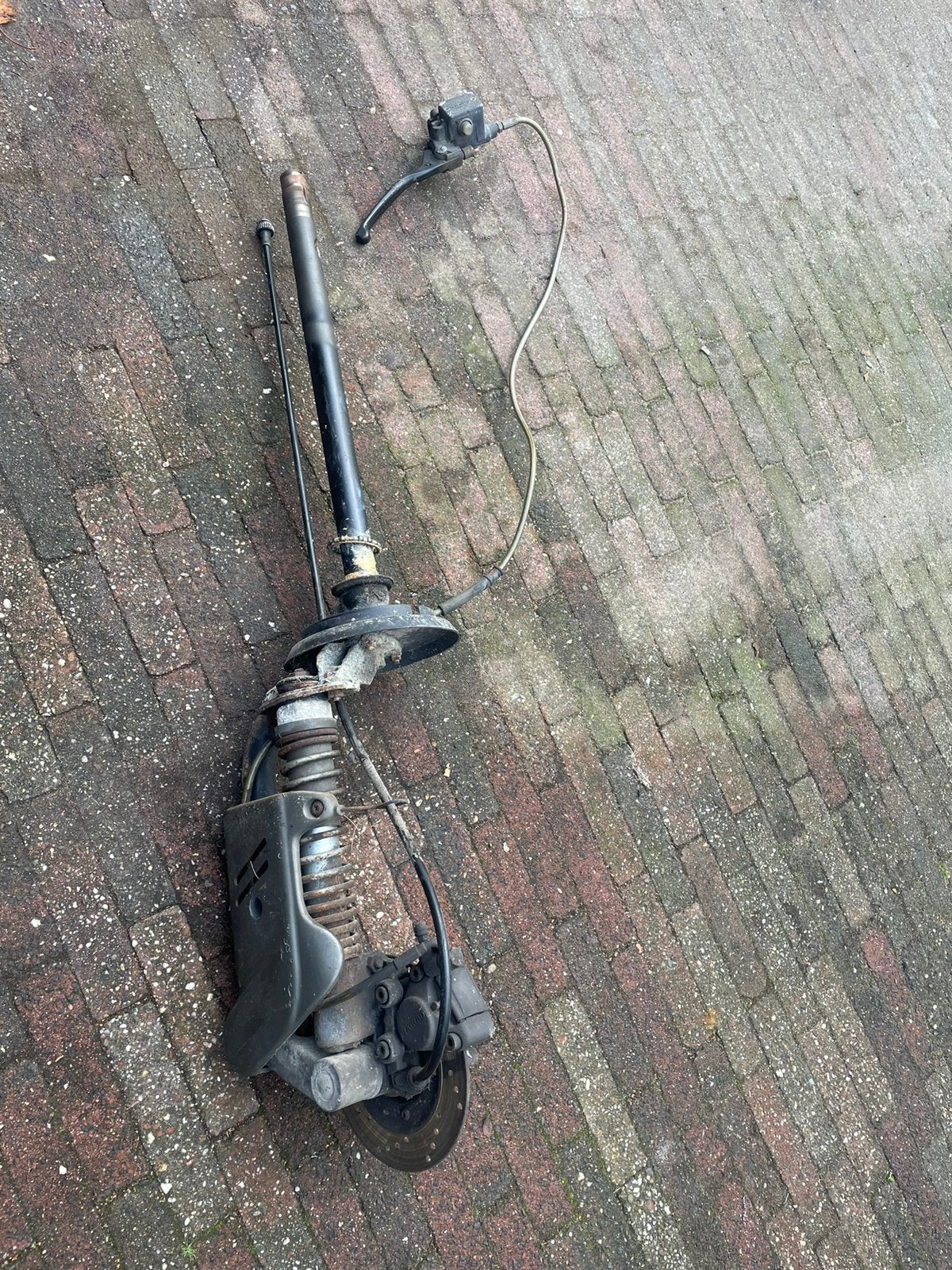 piaggio hexagon 125cc voorvork, Ophalen