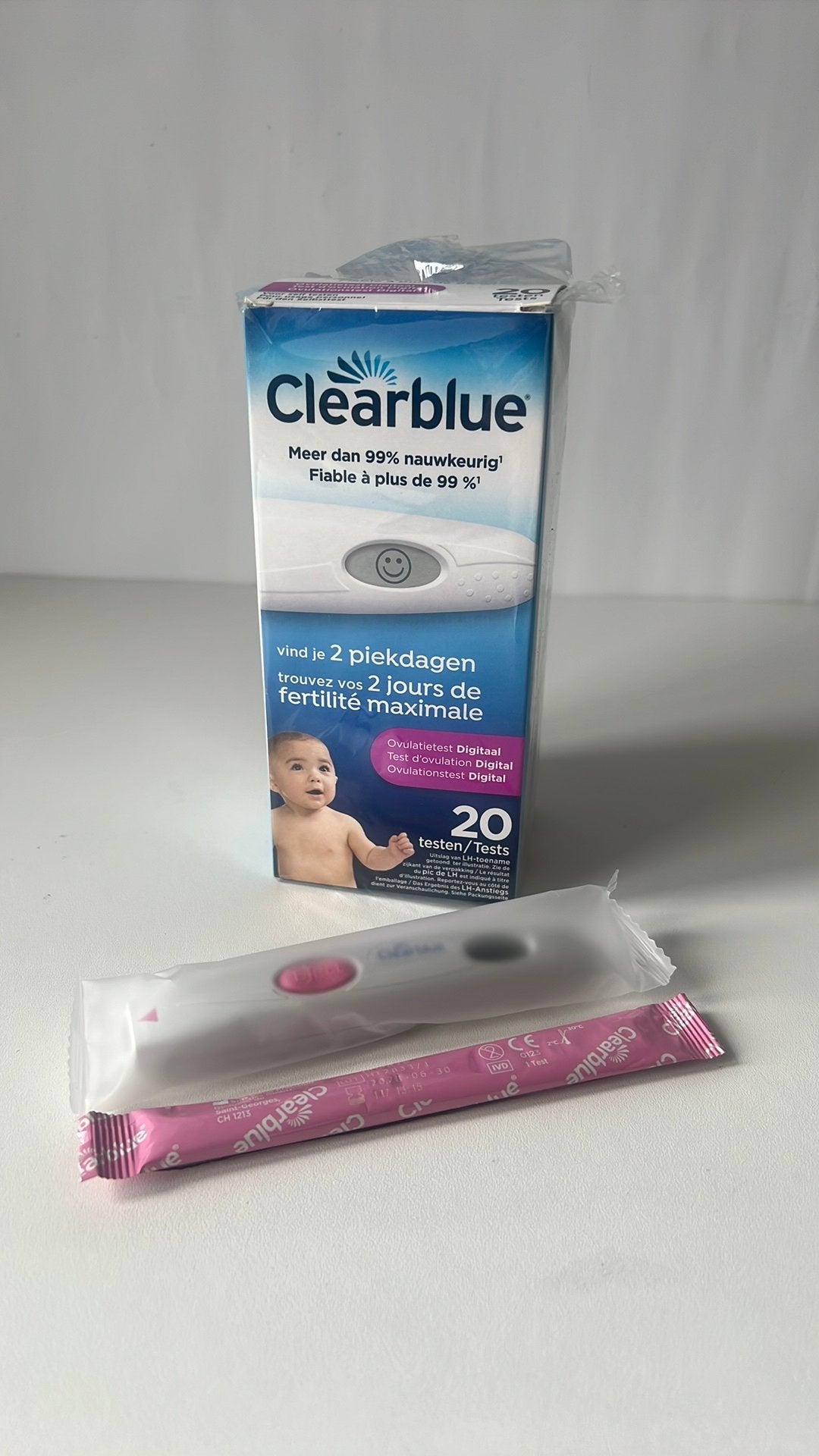 Clearblue ovulatietest 20st, Ophalen of Verzenden, Nieuw, Zwangerschap en Bevalling
