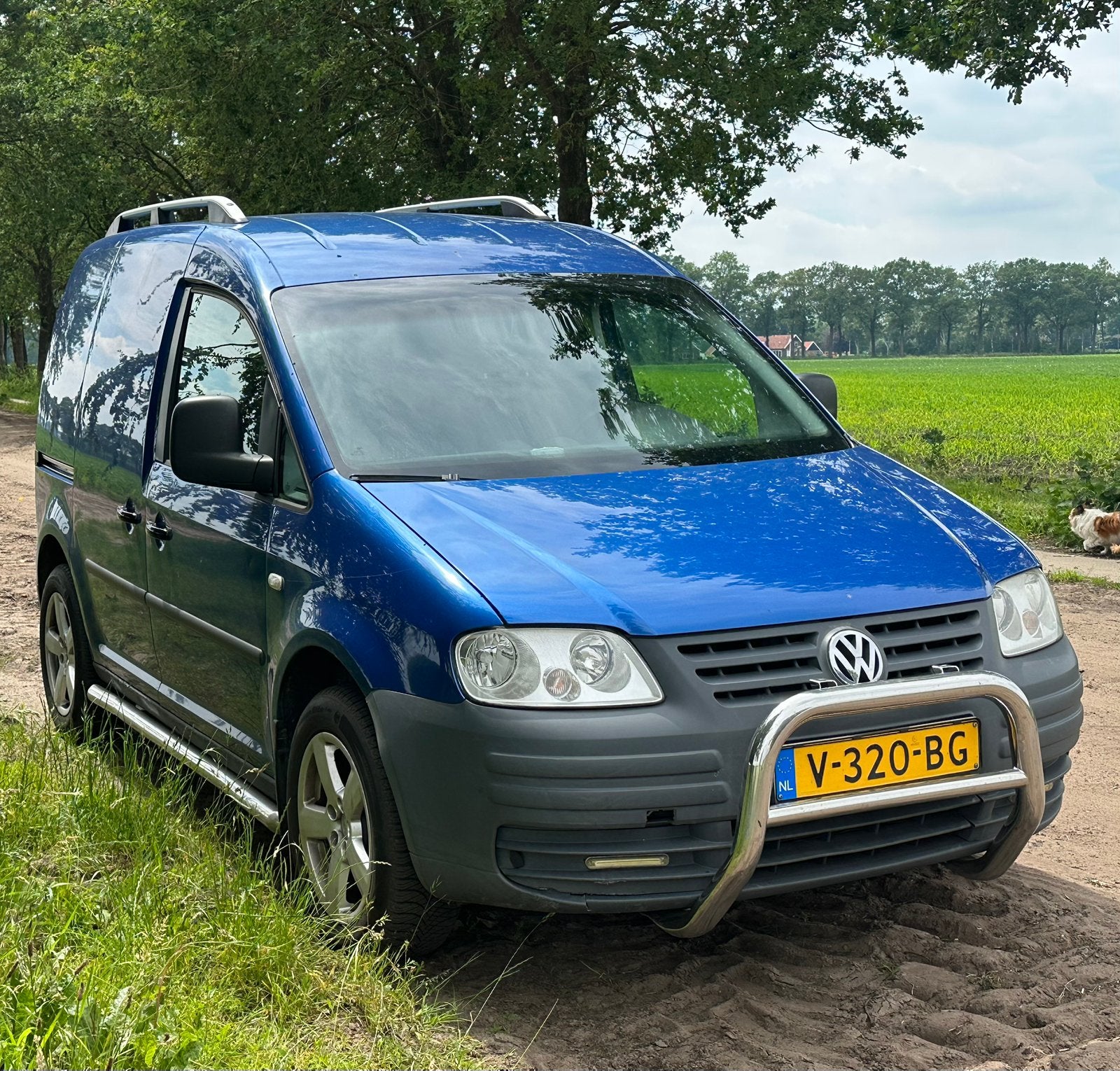 VW Caddy BENZINE grijs kenteken 1.6, Auto's, Particulier, Te koop