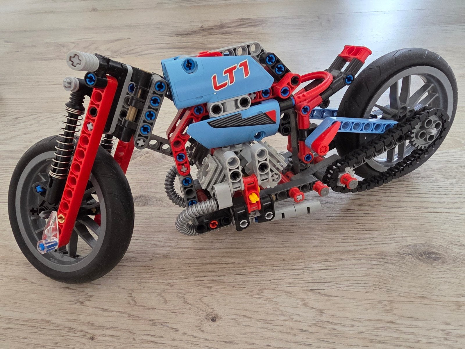 LEGO Technic Motorfiets 42036 - Compleet met boekje, Ophalen of Verzenden