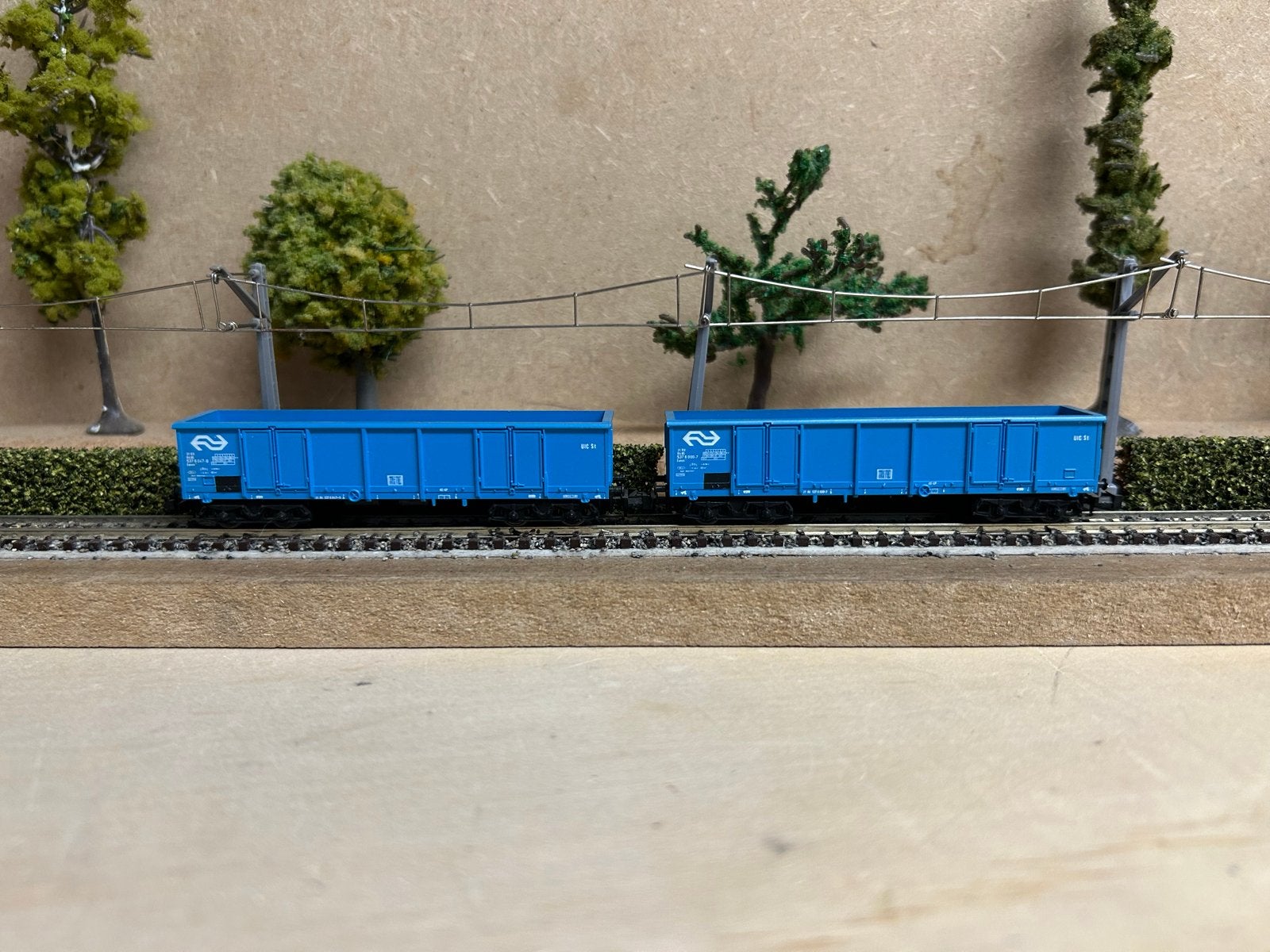 Lima 320645 NS Goederenwagon Set - Zo goed als nieuw, Gelijkstroom, Wagon, Ophalen of Verzenden, Lima