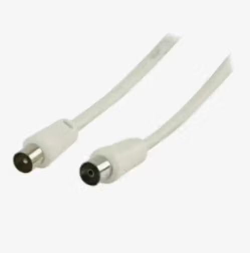 NIEUW! Valueline coax antenne kabel male/female 10 m €4,99, Ophalen of Verzenden, Nieuw, 5 tot 10 meter, Coaxiale kabel