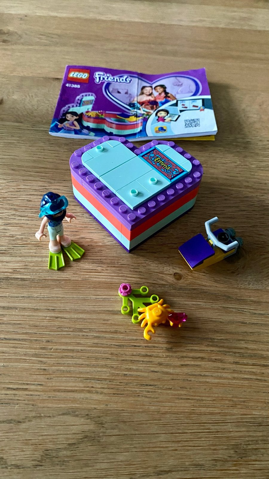 Lego Friends Hartdoosje Andrea's Zomerplezier 41385, Lego, Friends, Ophalen of Verzenden, Zo goed als nieuw