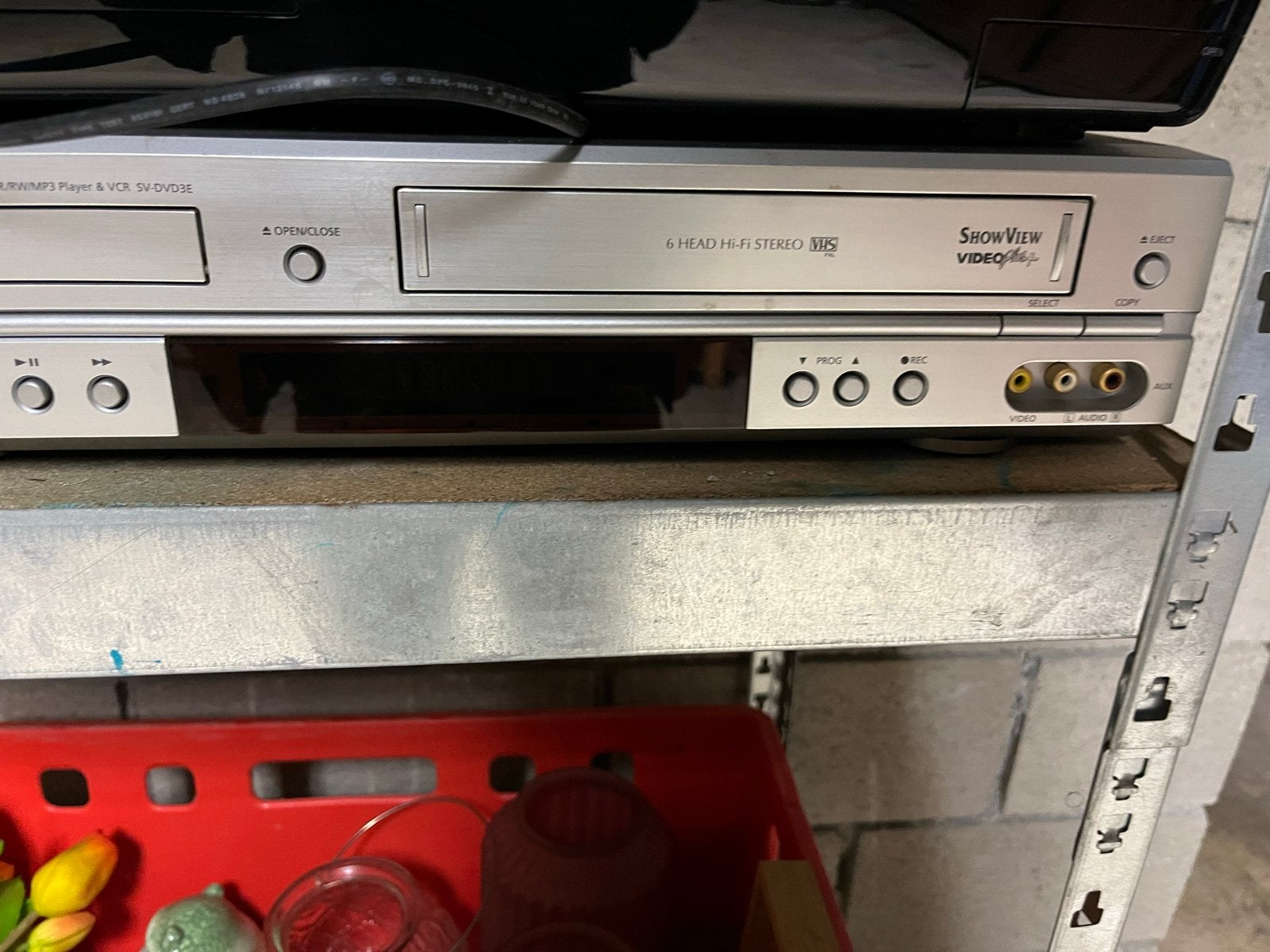 Samsung DVD/CD/MP3 Speler & VCR SV-DVD3E, Audio, Tv en Foto, Ophalen of Verzenden, Gebruikt, VHS-speler of -recorder
