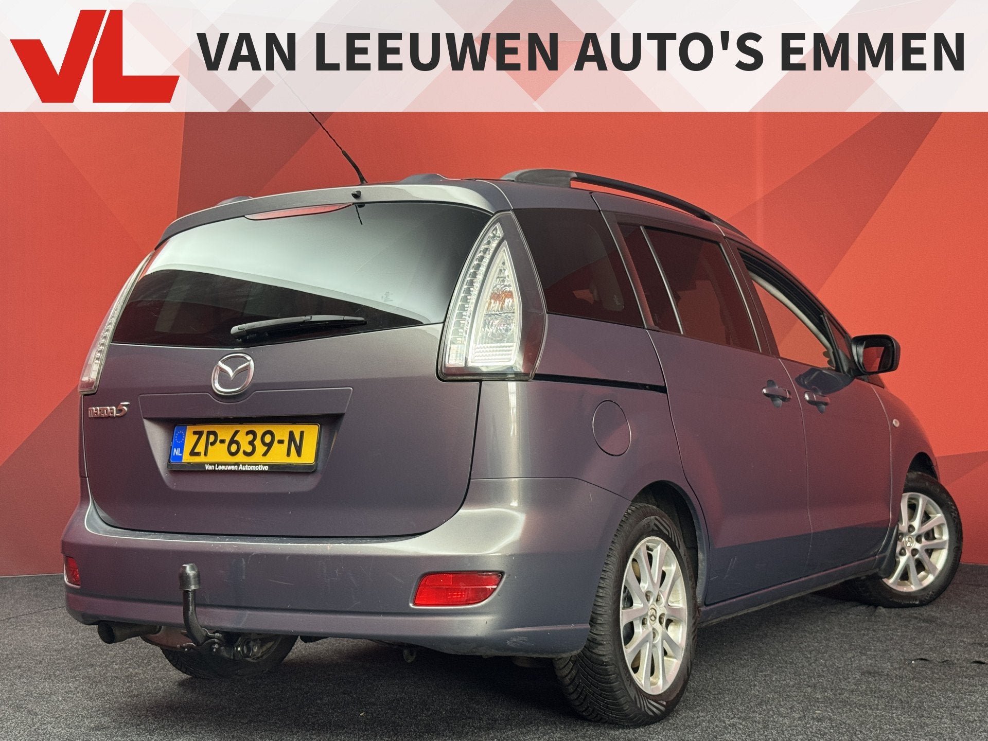 Mazda 5 2.0 Katano | Airco | 7 Persoons | Trekhaak | Cruise, Auto's, 145 pk, Gebruikt, Zwart, 4 cilinders