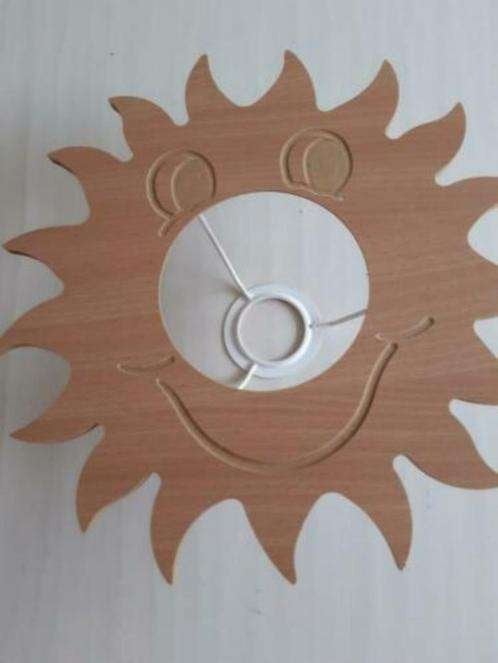 leuke zon vormige kinderkamer lamp, Overige merken, Bruin, Ophalen of Verzenden, Zo goed als nieuw