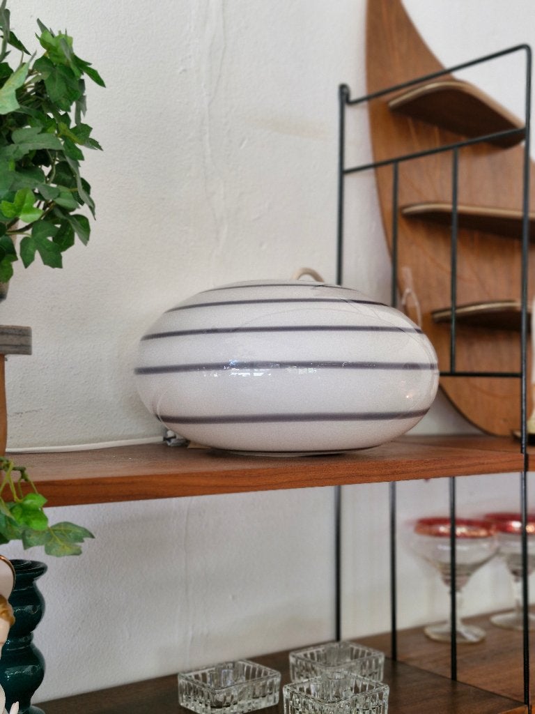 Vintage ILU di Vetro "Zebra" Glazen hanglamp, Ophalen, Gebruikt, ., Vintage