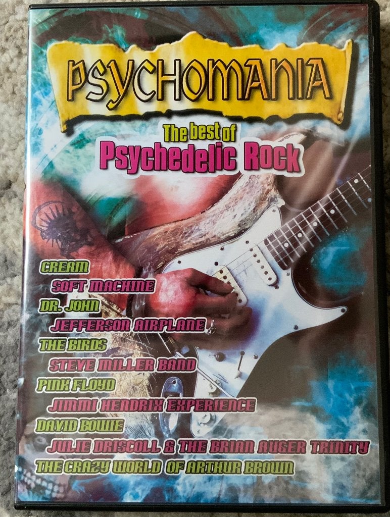 Psychomania – The Best of Psychedelic Rock (DVD), Alle leeftijden, Ophalen of Verzenden, Zo goed als nieuw, Muziekvideo's