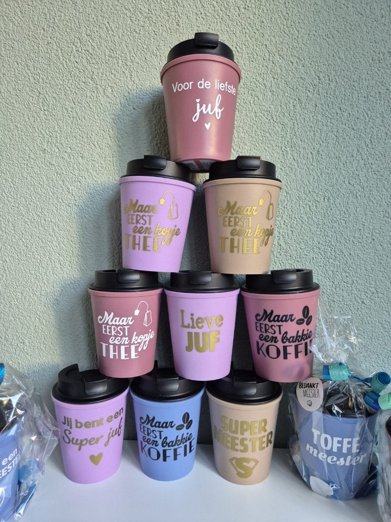 Juffen en meester kado cadeaus 3+1 GRATIS, Ophalen of Verzenden, Nieuw, Overige typen, Overige