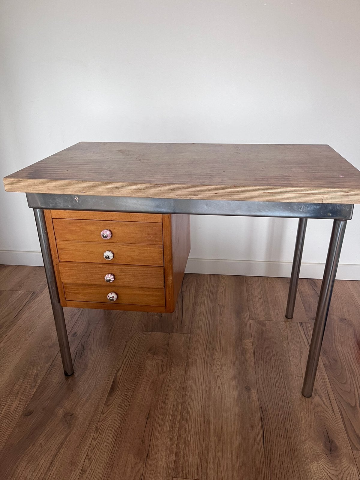 Vintage kinder bureau, Ophalen, Gebruikt, Hout, Kinderbureau