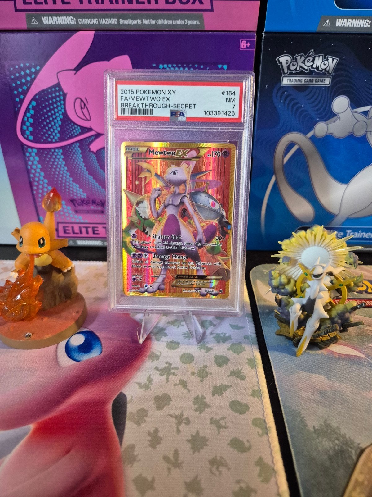 Mewtwo PSA 7, Ophalen of Verzenden, Zo goed als nieuw