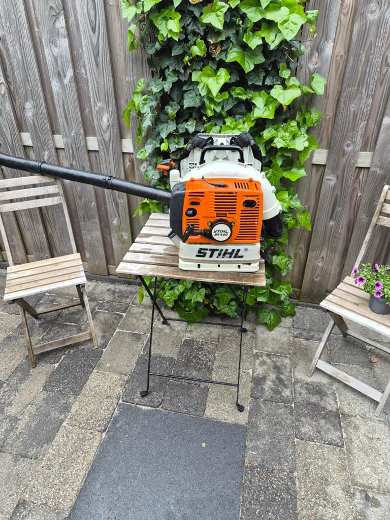 Stihl BR 420 Bladbazer te koop, Ophalen of Verzenden, Benzine