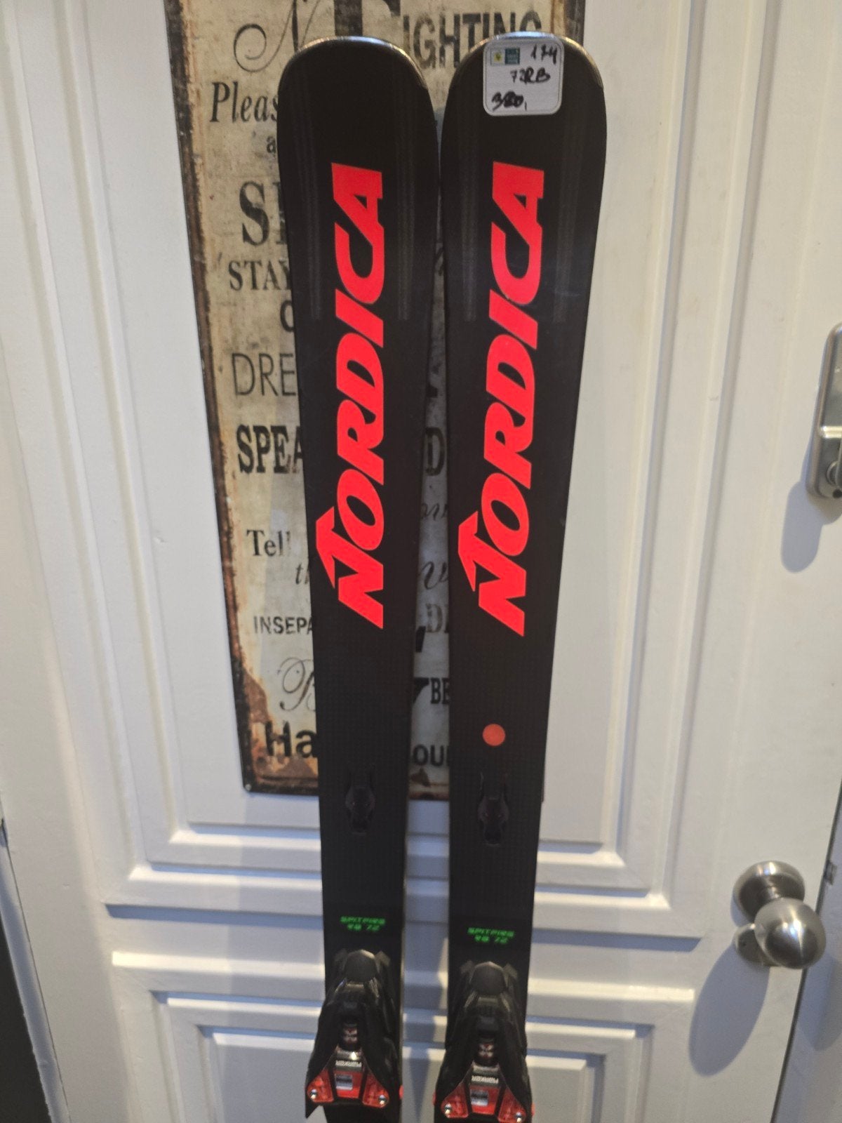 174cm NORDICA DOBERMANN SPITFIRE RB RACE BRIDGE, 160 tot 180 cm, Ophalen of Verzenden, Zo goed als nieuw, Carve