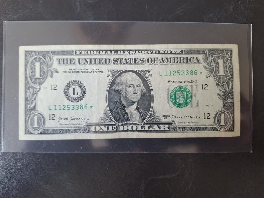 1 dollar 2017 Starnote, Ophalen of Verzenden, Noord-Amerika